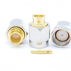 SMA Male 50 Ohm UT-141 Soldering Connector(Nickel)