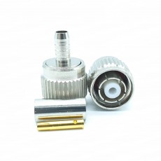 TNC(M)암컷 REVERS 50옴 RG-400,RG-58,LMR-200  Crimp Connector