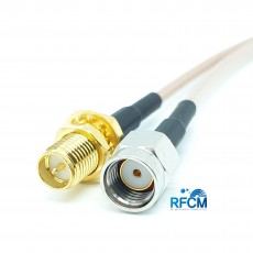 안테나 변환 케이블 RP-SMA(F)BH to RP-SMA(M)ST RG316S Cable Assembly