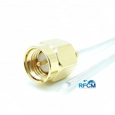 SMA Male to Trimmed Lead Test Probe Cable Using CM-SF047 Coax (Semi-Flexible)