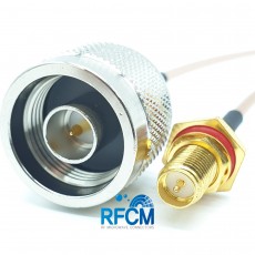 안테나 변환 케이블 N(M)수컷-RP SMA(F)BH IP수컷 RG-316/S Cable Assembly 50옴