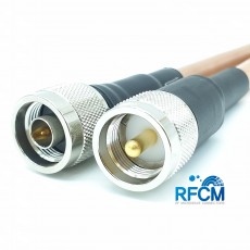 N(M)수컷-M(M)수컷 RG393 1m Cable Assembly-50옴