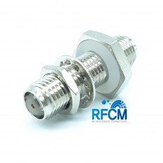 SMA(F) Bulk Head SMA(F) 50ohm ADAPTOR DC~7GHz