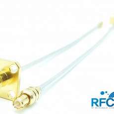 RP-SMA(F)4 Hole Flange수컷 MCX(M)수컷 SF085