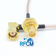 RP-SMA(F)B/H IP방수형to RP-SMA(M)R/A RG316/S Cable Assembly