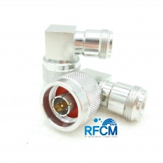 UG-270C/U N-Type Right Angle Connector RF Male to Female Adapter