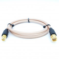 SMA(F)암컷-SMA(M)R.P(역심형)암컷 RG-400 Cable Assembly-50옴