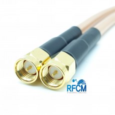 SMA(M)수컷-SMA(M)수컷 RG-400 40Cm Cable Assembly-50옴