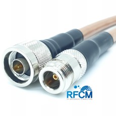 N(M)수컷-N(F)수컷 RG393 1m Cable Assembly-50옴