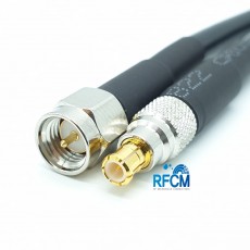 MCX(M)수컷-SMA(M)숫컷 RG-58 Cable Assembly-50옴