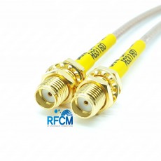 SMA(F)BH암컷-SMA(F)BH암컷 RG-316/S Cable Assembly 50옴