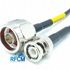 N(M)수컷-BNC(M)수컷 RG-58 Cable Assembly-50옴
