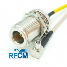N(F)BH to KMS530(M)R/A RG316/S Cable Assembly 50옴
